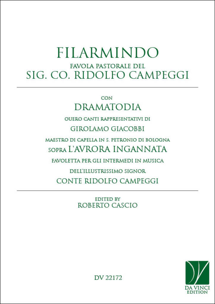 Filarmindo, Favola Pastorale del Sig. Co.